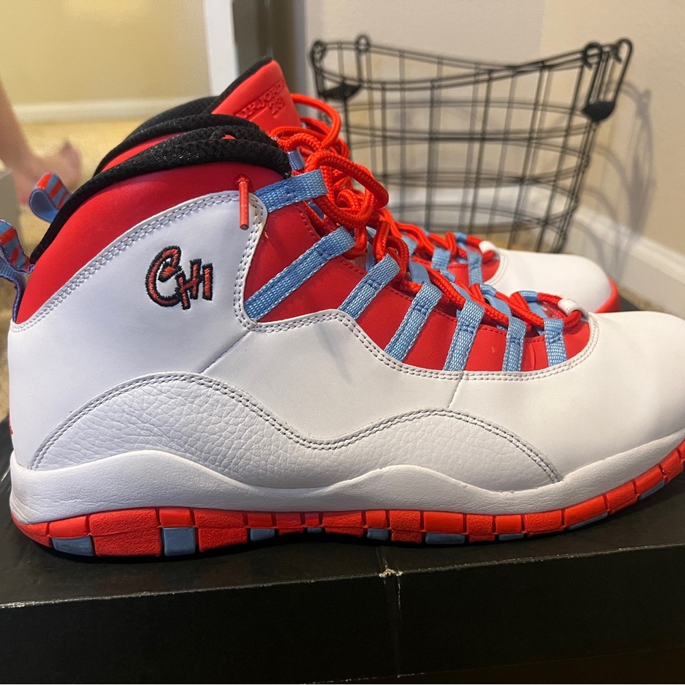 Jordan retro 10 City pack. Currently going for $425 on goat new and $500 on Stoc